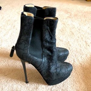 Valentino Lace Booties